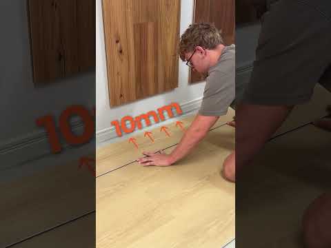 How to cut hybrid flooring