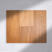 Angled view of Beige Ash Engineered Timber Plank 15.3mm in Beige Ash colour neutral tone timber flooring sample