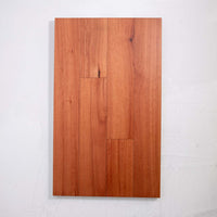 Detailed view of Blue Gum Australian Hardwood 14.3mm in Blue Gum colour warm tone timber flooring sample