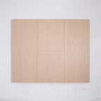 Angled view of Casper White Engineered Timber Plank 15.3mm in Casper White colour light tone timber flooring sample