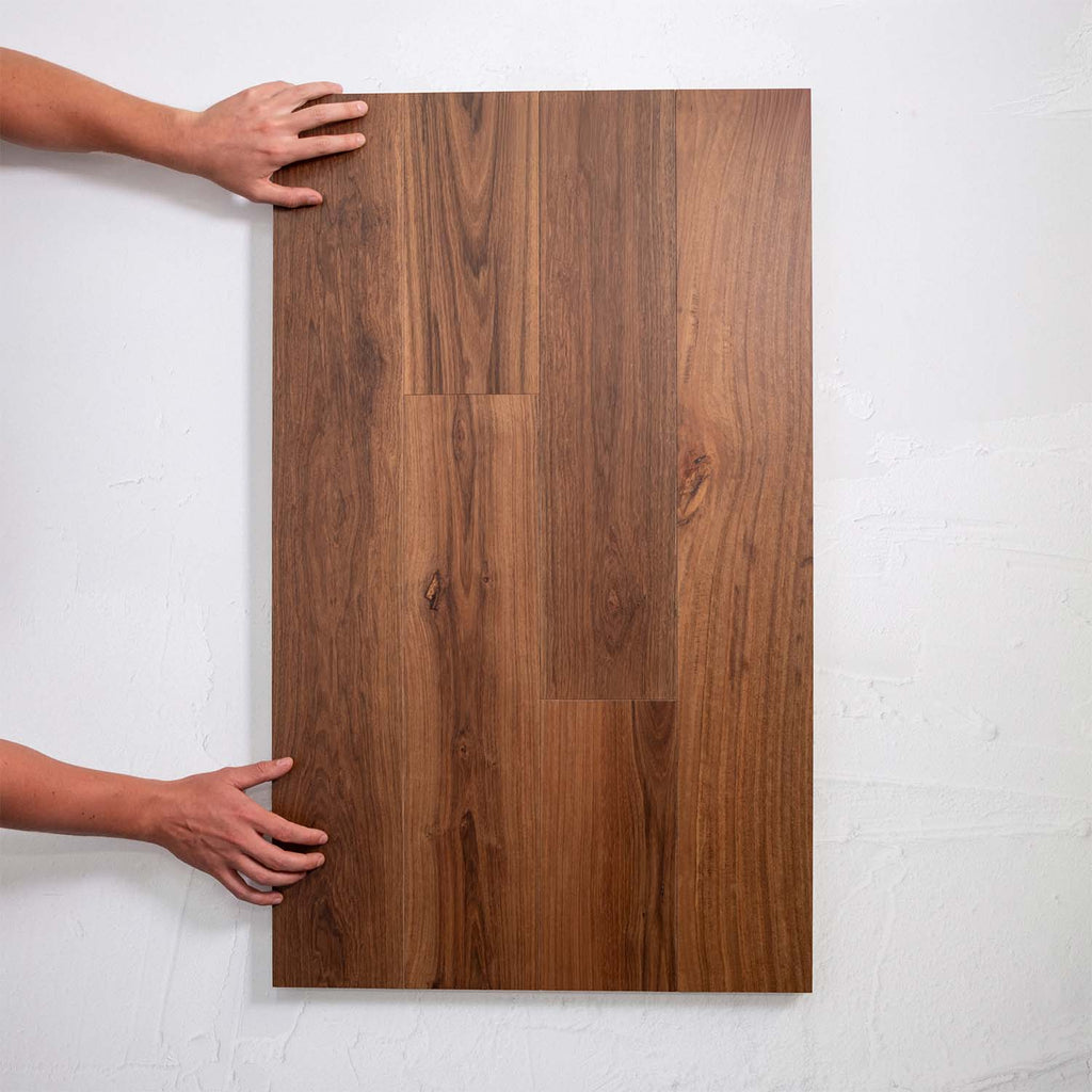 Profile view of Grey Iron Bark Australian Hardwood 14.3mm in Grey Iron colour neutral tone timber flooring sample