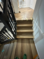 Natural Spotted Gum SPC Herringbone 9.5mm