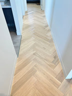 Tinge Clay Engineered Timber Herringbone 15.3mm