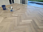 Tinge Clay Engineered Timber Herringbone 15.3mm