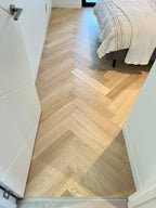 Tinge Clay Engineered Timber Herringbone 15.3mm