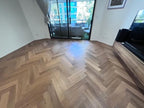 Beige Ash Engineered Timber Herringbone 15mm