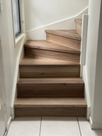 Installed room view of QLD Spotted Gum SPC 6.5mm SPC hybrid flooring sample