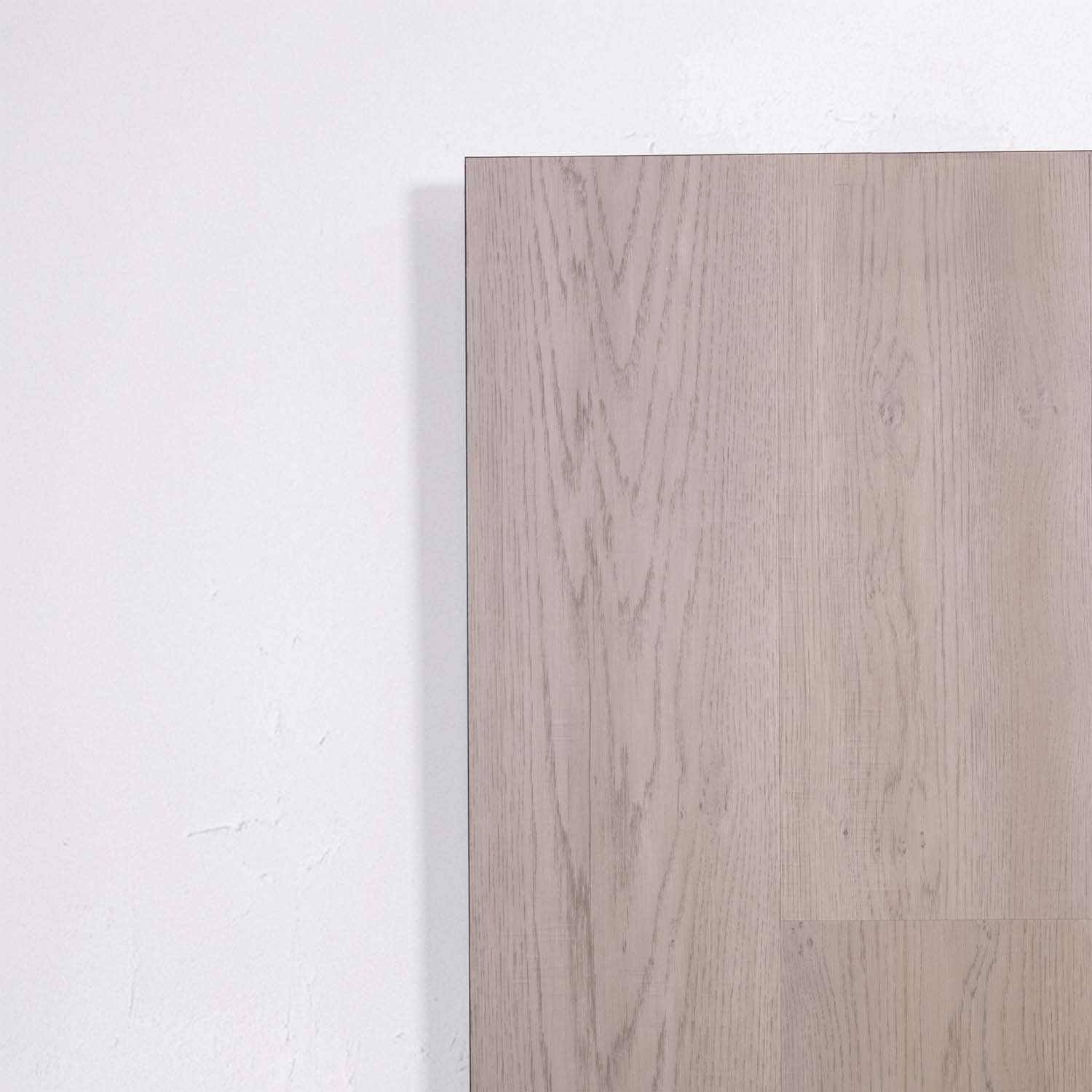 Top-down view of Koala Grey SPC Hybrid Floorboards 5+1.5mm in Koala Grey colour neutral tone hybrid flooring sample