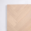 Flat lay of Natural Limed Engineered Timber Herringbone 15.3mm in Natural Limed colour warm tone herringbone flooring sample