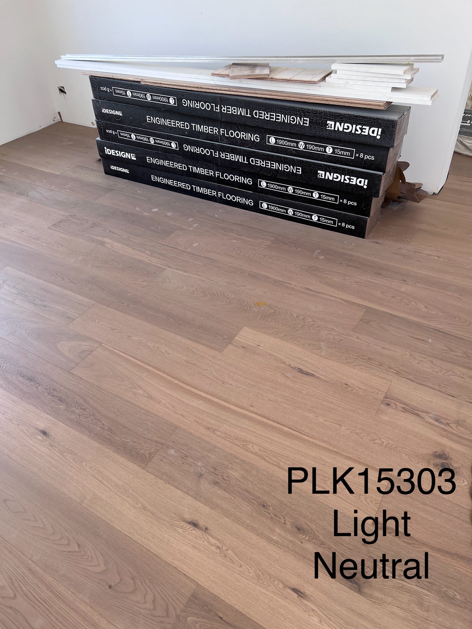 Light Neutral Engineered Timber 15mm