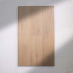 Flat lay of Pale Sand SPC Hybrid Floorboards 5+1.5mm in Pale Sand colour warm tone hybrid flooring sample