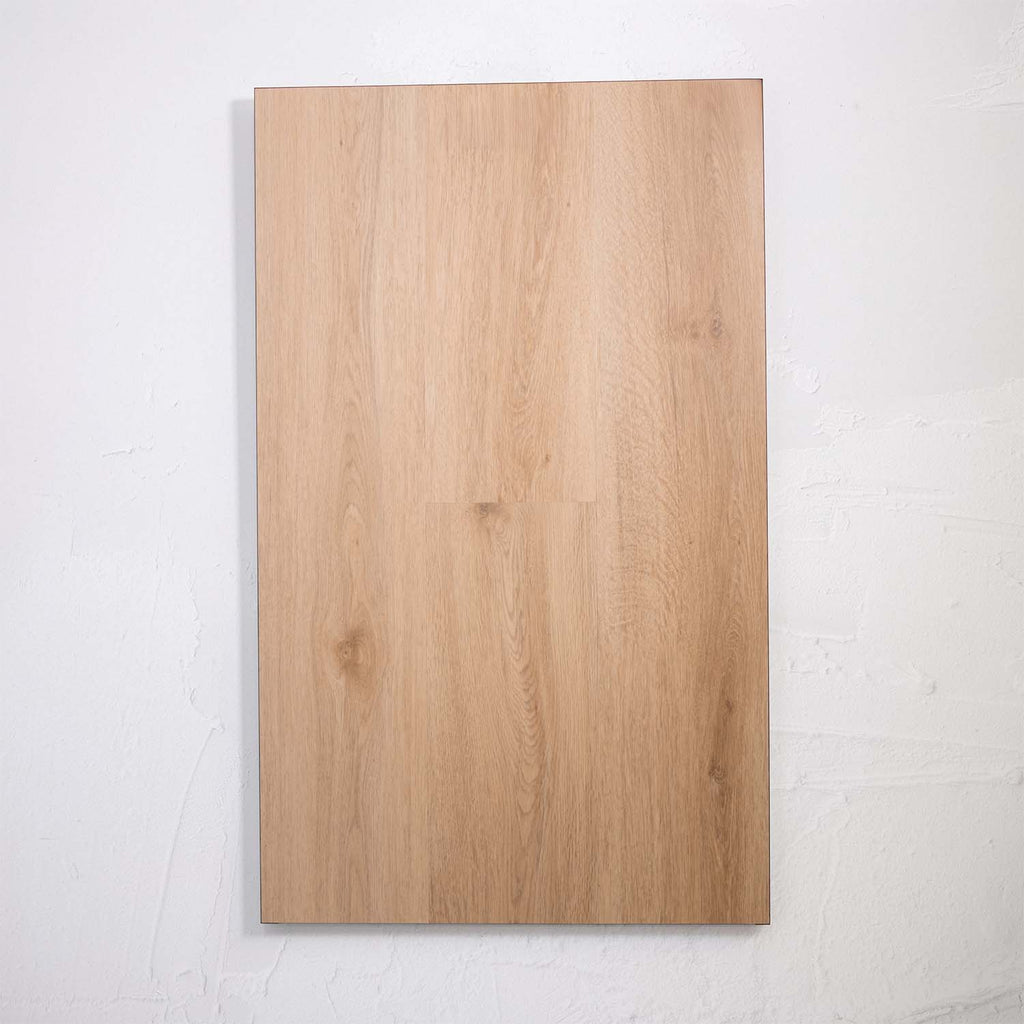 Perspective view of Raw Neutral SPC Hybrid Floorboards 5+1.5mm in Raw Neutral colour medium tone hybrid flooring sample