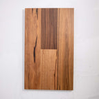 Front view of Spotted Gum Rustic Australian Hardwood 14/3mm in Spotted Gum colour warm tone timber flooring sample