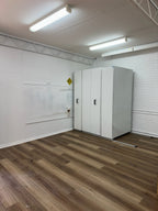 Detail view of QLD Spotted Gum SPC 6.5mm SPC hybrid flooring sample